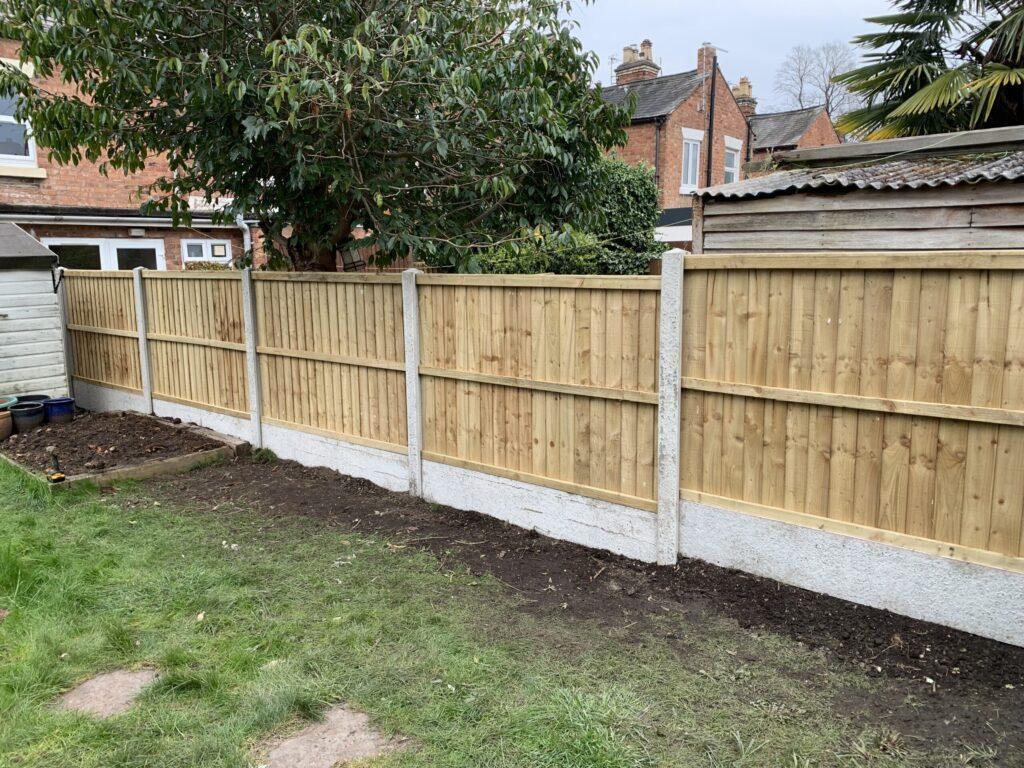 neighbours view of fence