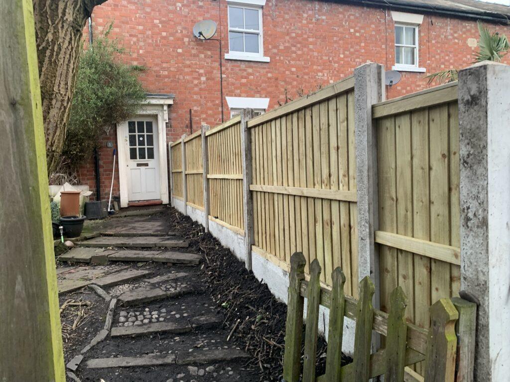 neighbour's side of fence